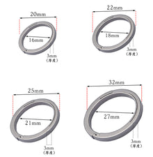 Titánötvözet kulcstartó karika 20 mm