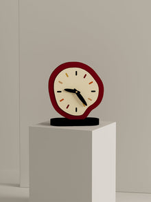 Artistic wooden decorative clock for home or office decor