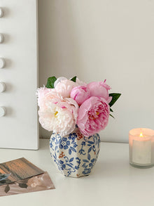 Elegant ceramic vase for flowers and home decor
