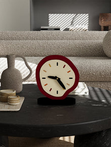 Artistic wooden decorative clock for home or office decor