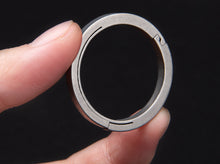 Titánötvözet kulcstartó karika 20 mm