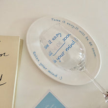 Inspired saying 250ml glass wine goblet