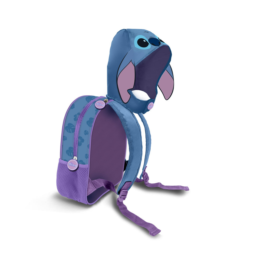 Stitch kapucnis gyerek hátizsák vízálló anyagból