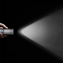 Fekete mini LED zseblámpa titánötvözet házzal