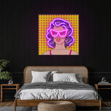 Animated wall art LED neon sign for modern home decor