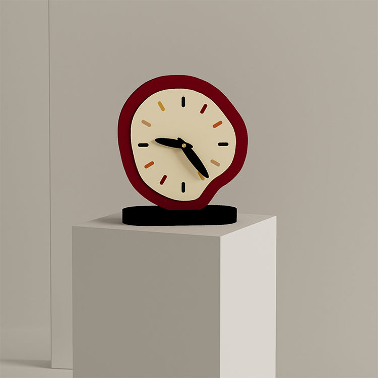 Artistic wooden decorative clock for home or office decor