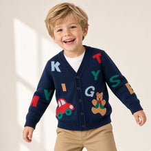 Kids V-Neck Knit Cardigan – Ages 2–6-0