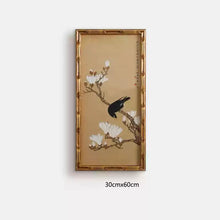 Oriental style decorative wall art set of 5 for home decor