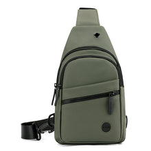 Fekete crossbody sling táska cipzáras rekeszekkel