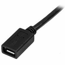 Fekete Startech micro USB kábel 50 cm hosszban