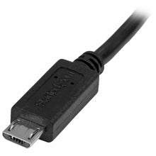Fekete Startech micro USB kábel 50 cm hosszban