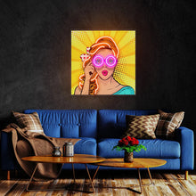 Animated wall art LED neon sign for modern home decor