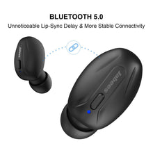 Fehér Beeing true wireless fülhallgató Qi töltőtokkal