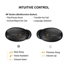 Fehér Beeing true wireless fülhallgató Qi töltőtokkal