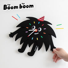 Black decorative acrylic hanging wall clock for home decor