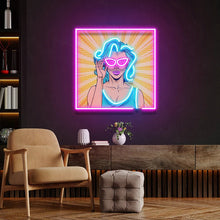 Animated wall art LED neon sign for modern home decor