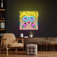 Animated wall art LED neon sign for modern home decor
