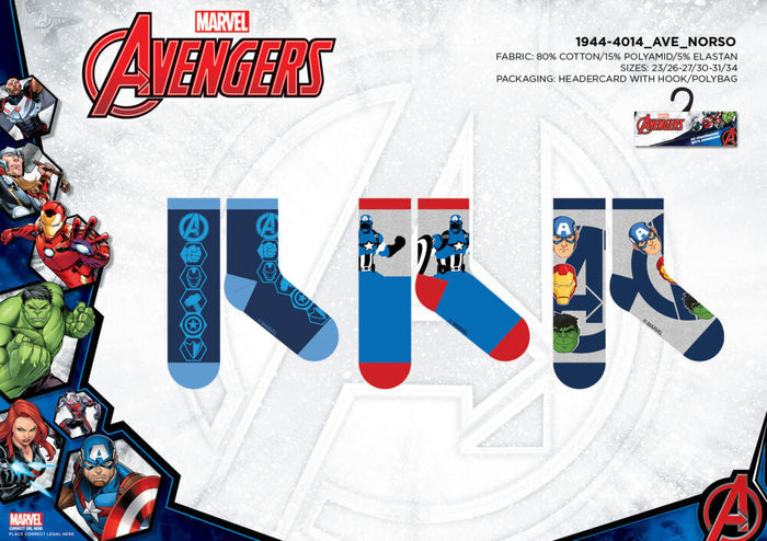 Avengers mintás gyerekzokni