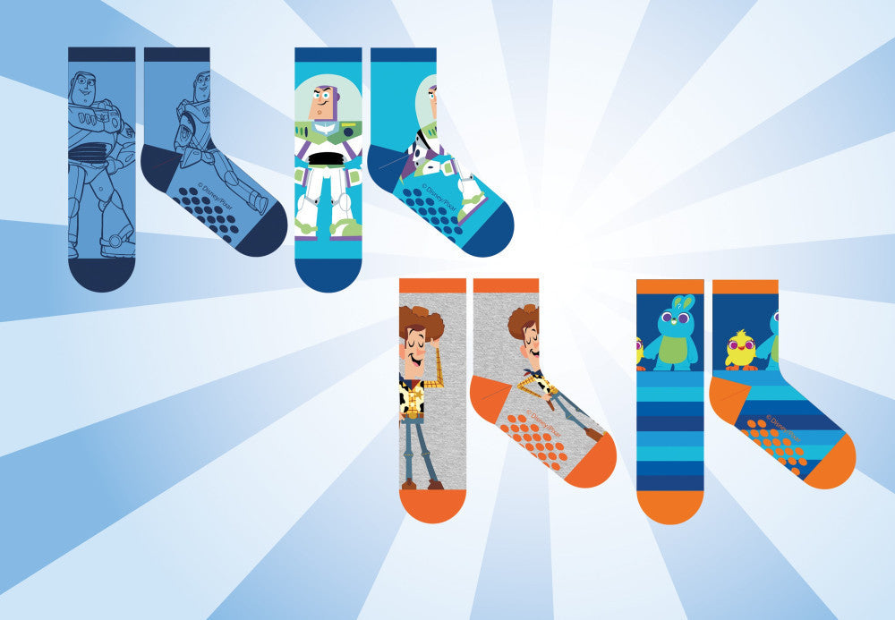 Toy Story mintás csúszásgátlós zokni