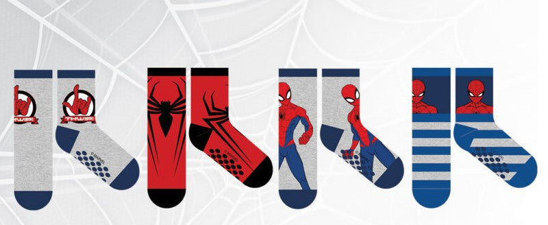Spider-Man mintás csúszásgátlós zokni