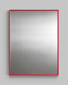 Stainless steel magnetic display board for photos, notes, and wall décor