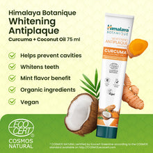 Himalaya Botanique Whitening Antiplaque Toothpaste Curcuma + Coconut Oil 75 ml-1