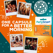 Himalaya PartySmart herbal supplement capsules in 12 capsule canister