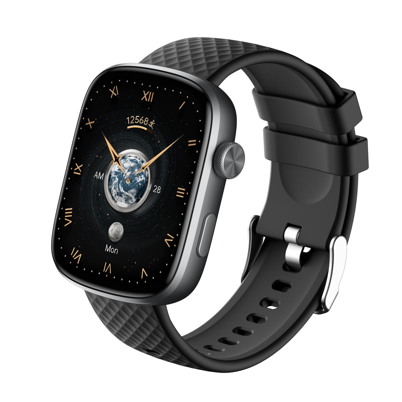 Fekete GTS8 sport okosóra AMOLED kijelzővel