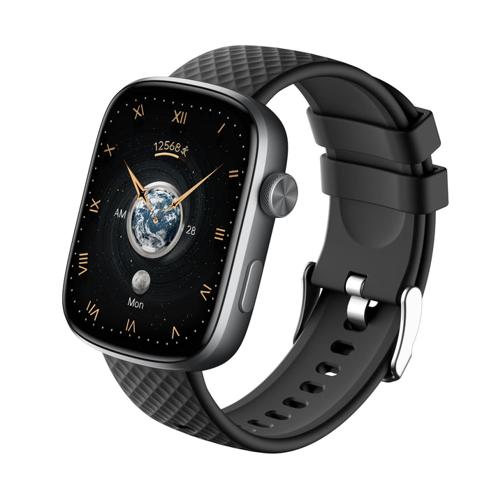 Fekete GTS8 sport okosóra AMOLED kijelzővel