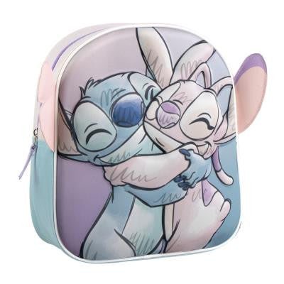 Stitch és Angel mintás 3D gyerektáska