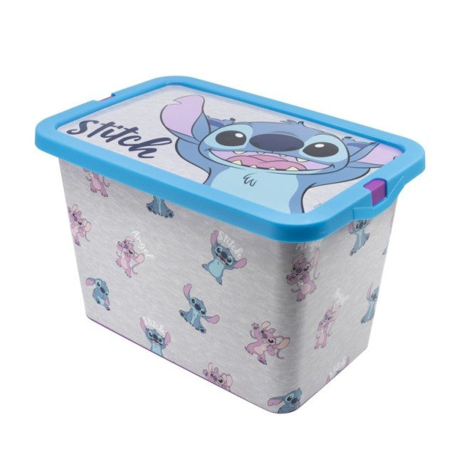 Stitch mintás játéktároló doboz 7 l