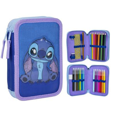 Stitch mintás töltött emeletes tolltartó