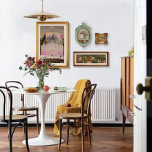 Set of four vintage French-style framed wall art prints