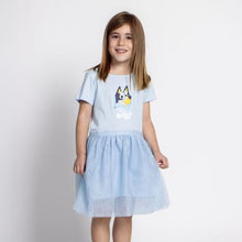 Bluey mintás kislány pamut ruha 104-es méretben
