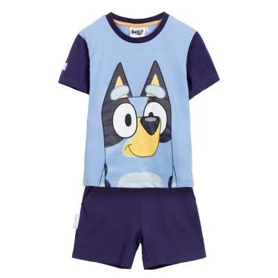 Bluey mintás rövid pamut szabadidőruha szett gyerekeknek