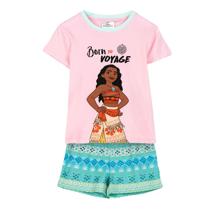 Disney Vaiana rövid jersey gyerek pizsama szett