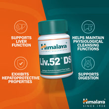 Himalaya Liv.52 DS liver support tablets, 60 tablet pack