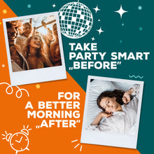 Himalaya PartySmart herbal supplement capsules in 12 capsule canister