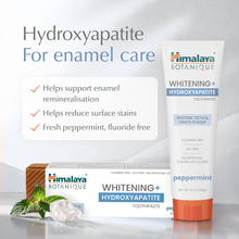 Himalaya Botanique Whitening+ peppermint hydroxyapatite toothpaste 113g tube