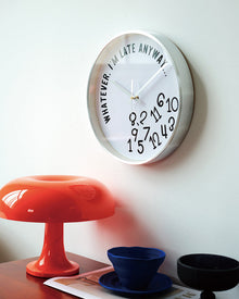 Whatever, I'm Late Anyway Clock-4