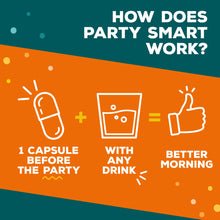 Himalaya PartySmart herbal supplement capsules in 12 capsule canister