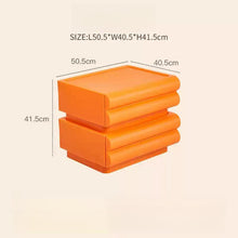 Black modular plastic drawer cabinet with one drawer for compact home storage