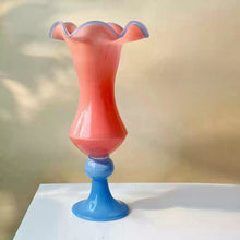 French country style glass flower vase for home decor