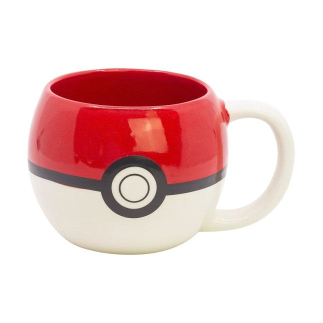 Pokémon Poké Ball mintájú 3D dolomit bögre 450 ml
