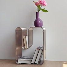 Minimalist iron magazine rack for books and magazines