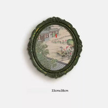 Oriental style decorative wall art set of 5 for home decor