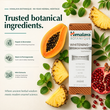 Himalaya Botanique Whitening+ Hydroxyapatite extra strength mint toothpaste 85g tube