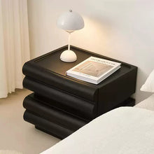 Black modular plastic drawer cabinet with one drawer for compact home storage