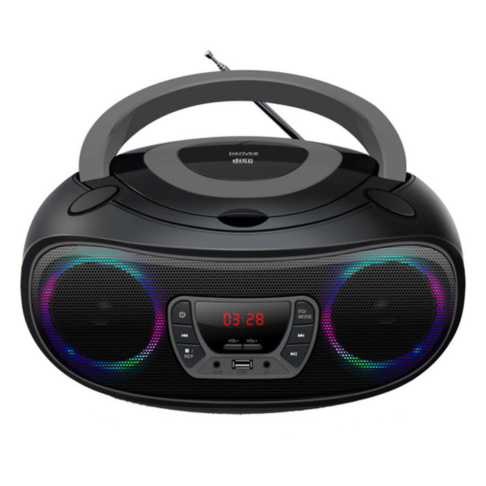 Szürke-fekete Denver TCL-212BT Bluetooth CD-rádió