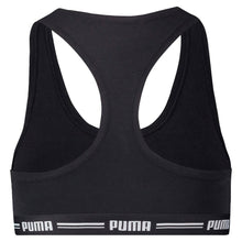 Fekete Puma sportmelltartó Y fazonú hátrésszel